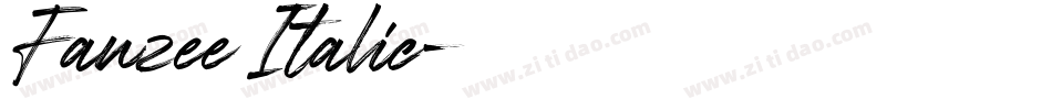 Fanzee Italic字体转换